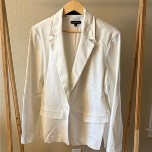 Lane Bryant Modernist | White Blazer | Cotton Blend | Size 20 Plus